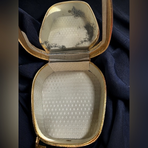 Caron of Houston Vintage Gold and Jeweled evening bag - Picture 2 of 2